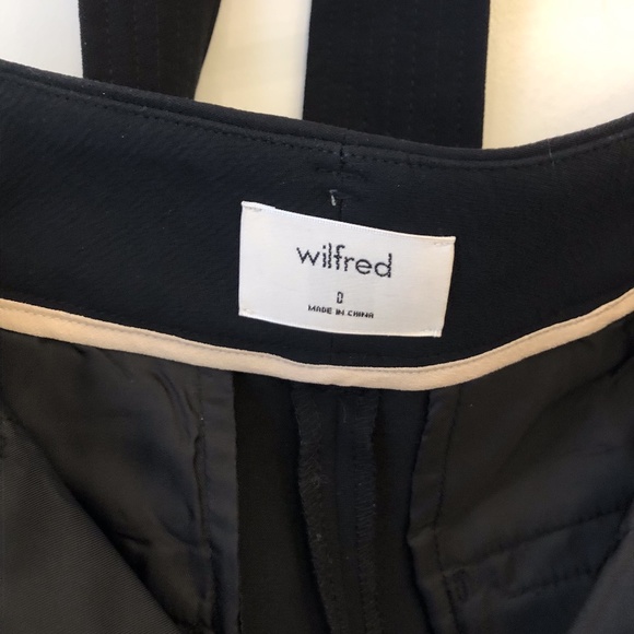 Aritzia Wilfred Black High Rise Pants with Belt - Picture 5 of 5